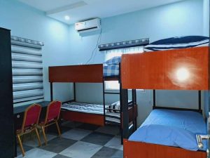 How the inside of the rooms built for medical students studying at the Rivers State University look.