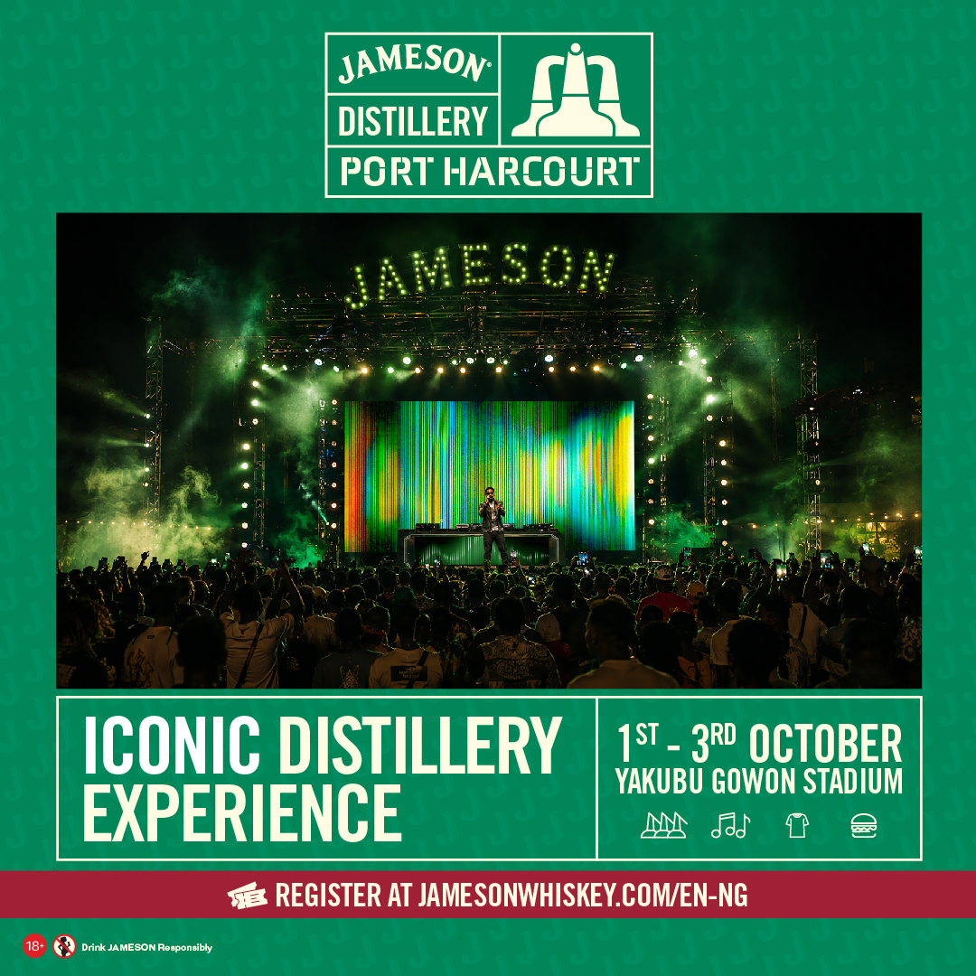 Jameson Distillery Port Harcourt - 1st to 3rd October, Yakubu Gowon Stadium